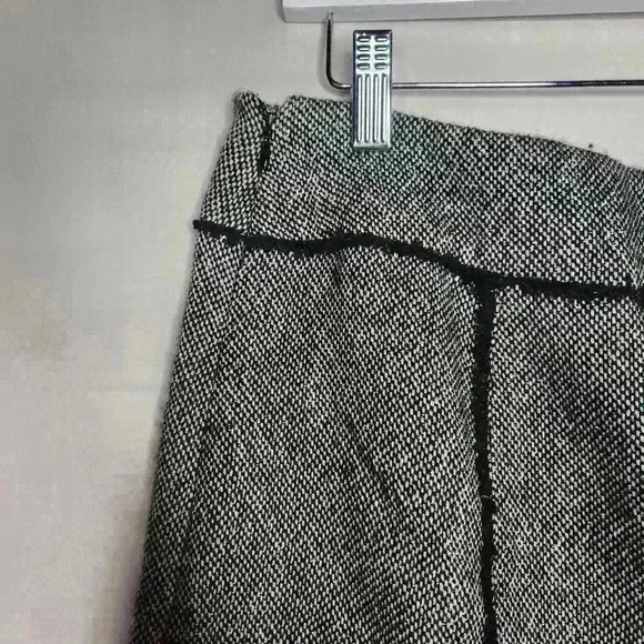Merona women's metallic black and gray knee length skirt wool blend size 8 - Picture 4 of 7